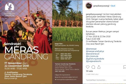 Ada Meras Gandrung di Jazz Gunung Ijen - GenPI.co
