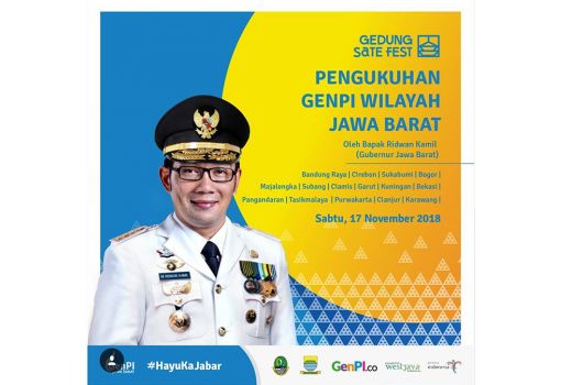 Ridwan Kamil akan Kukuhkan GenPI Jabar - GenPI.co