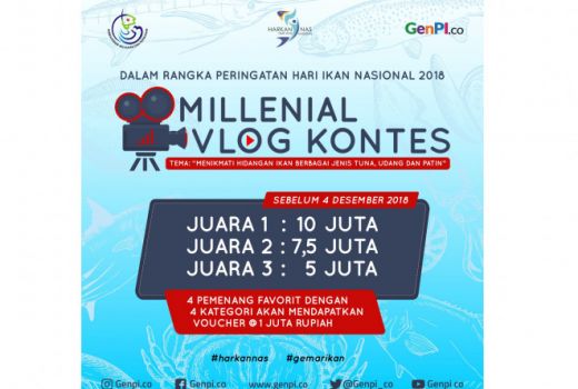 Ayo Bikin Vlog Tentang Ikan dan Menangkan Jutaan Rupiah - GenPI.co