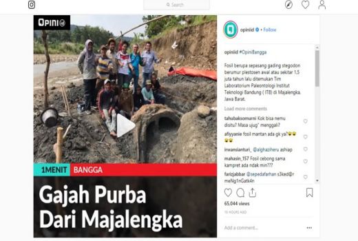 Fosil Berumur 1,5 Juta Tahun Lalu Ditemukan di Majalengka - GenPI.co