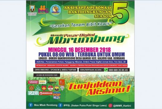 Aksi Sapta Pesona di Embrio Pasar Digital Rembang - GenPI.co