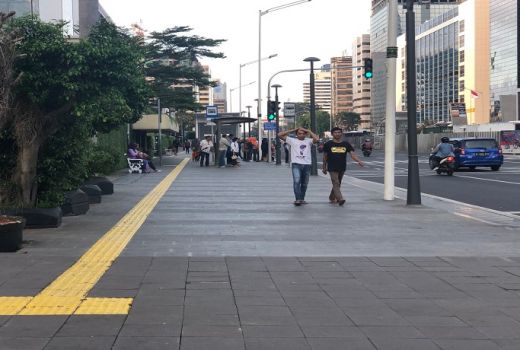 Begini Penampakan Pedestrian Jalan MH-Thamrin-Sudirman - GenPI.co
