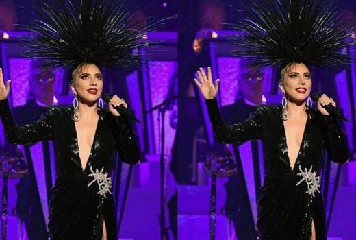 Keren! Lady Gaga Pakai Aksesoris Rancangan Desainer Indonesia Di Las Vegas - GenPI.co