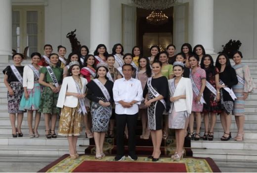 Begini Jamuan Jokowi Untuk Puteri Indonesia dan Miss Universe - GenPI.co