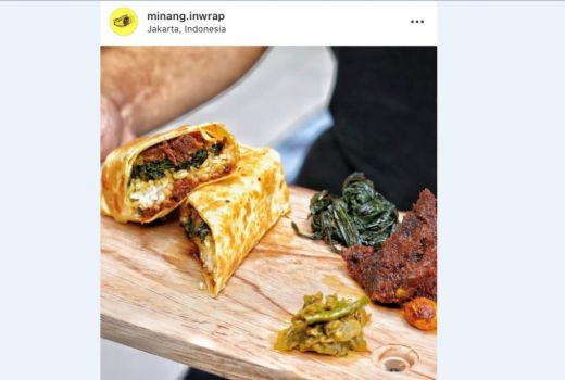 Dibungkus Tortila, Nasi Padang ini Tampil Kekinian - GenPI.co