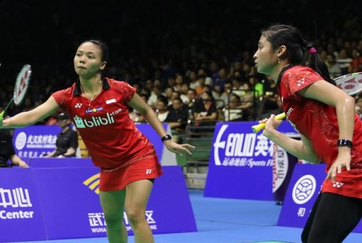Della/Rizki ke Babak Dua Turnamen Badminton New Zealand Open 2019 - GenPI.co
