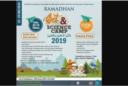 Yuk Ikutan Acara Seru Ramadhan Art & Science Camp 2019 - GenPI.co