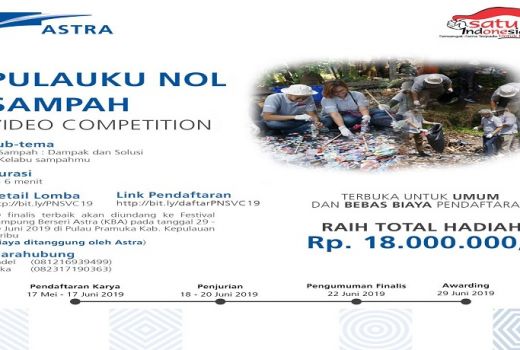 Astra International Gelar Video Kompetisi 'Pulauku Nol Sampah' - GenPI.co
