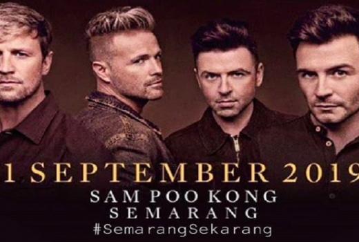 Westlife akan Konser di Sam Poo Kong Semarang - GenPI.co