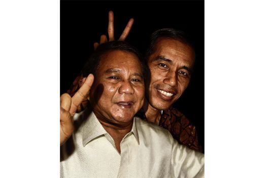 Jokowi dan Prabowo ‘Cilukba’ di Karya Agan Harahap, Apa Maknanya? - GenPI.co