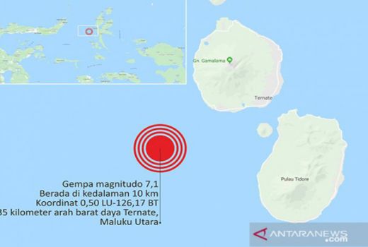 Gempa 7,2 SR di Maluku Utara, Tak Berpotensi Tsunami - GenPI.co