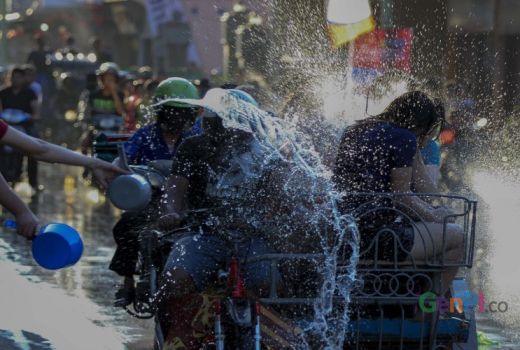Pembukaan Meriah, Festival Perang Air Makin Go Internasional - GenPI.co