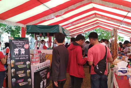 Bazar Road Safety Festival Tanjungpinang Bertabur Kuliner Milenial - GenPI.co