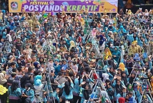 Dua Ribu Kader Ramaikan Festival Posyandu Kreatif Banyuwangi - GenPI.co
