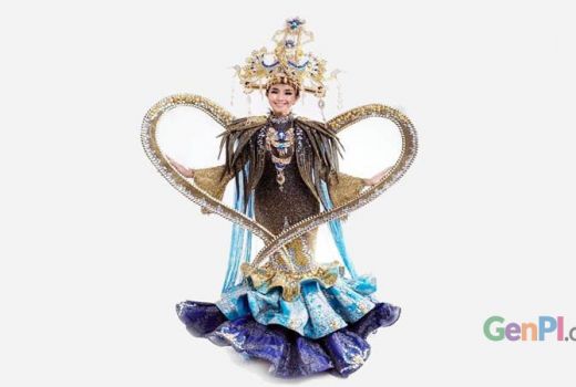 Tampil di Ajang Putri Indonesia, Artika Pakai Busana The Heart of Hulontalo - GenPI.co