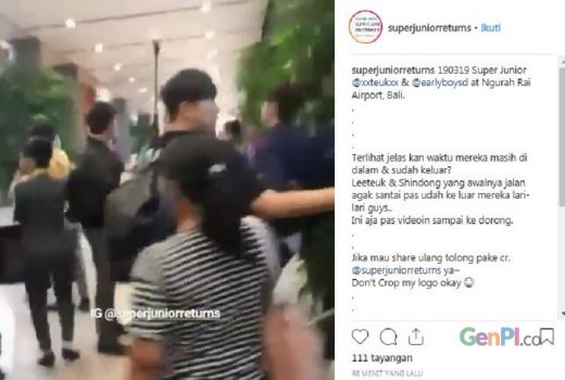 Tiba di Bali, Super Junior Diserbu ELF - GenPI.co