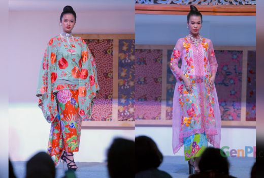Kebaya Kekinian Roemah Kebaya Vielga di Adiwastra Nusantara 2019 - GenPI.co