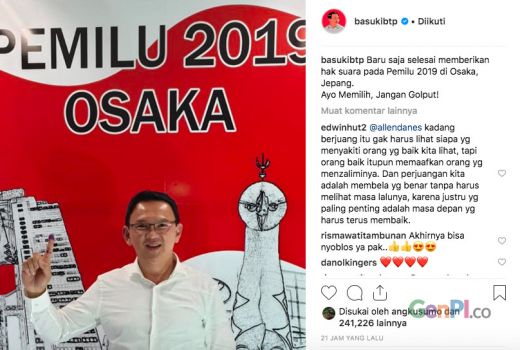 Ahok Marah-Marah Saat Mencoblos Di Jepang, Kenapa Ya? - GenPI.co