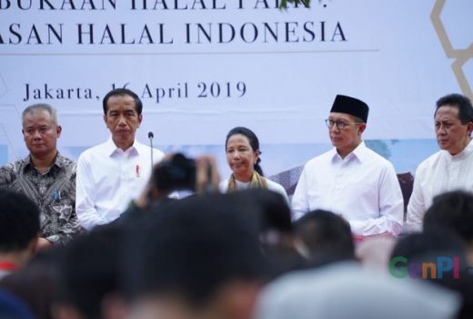 Pulang Umroh Jokowi Buka Halal Park Di Senayan, Ini Desainnya - GenPI.co