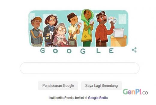 Google Doodle Khusus Indonesia Elections 2019 Alias Tema Pemilu - GenPI.co