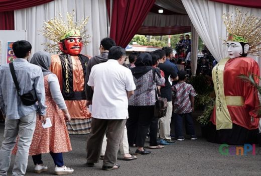 Ornamen Khas Betawi Hiasi TPS Tempat Jokowi Nyoblos - GenPI.co