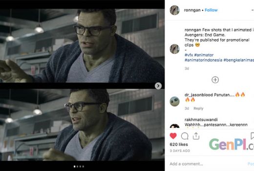 Wah, Ada Animator Indonesia di Balik Sosok Hulk Avengers: Endgame - GenPI.co