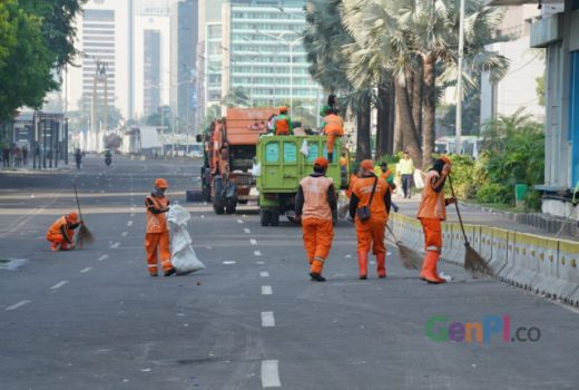 Volume Sampah Naik 20 Kali Lipat dari Aksi 22 Mei - GenPI.co