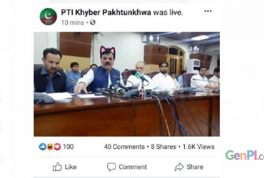 Tak Matikan Filter, Menteri ini Jadi Kucing Saat LIVE di Facebook - GenPI.co