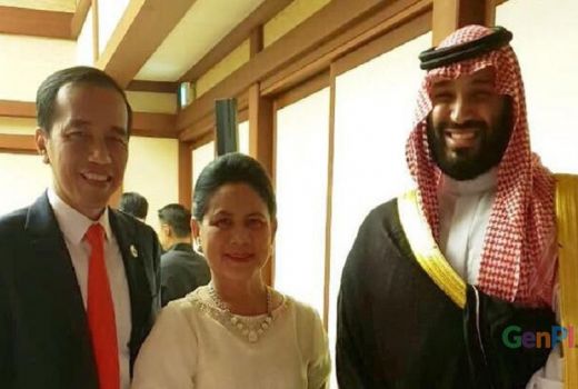 Di KTT G20 Osaka, Jokowi-Iriana Foto Bareng Putra Mahkota Arab - GenPI.co