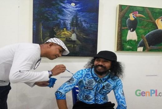 Semarak Pameran Seni Rupa “Helumo” Di Bone Bolango - GenPI.co