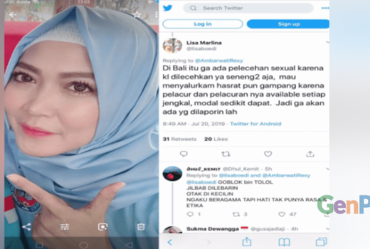 Usai Cuitannya Viral, Lisa Marlina Mewek ke Niluh Djelantik - GenPI.co