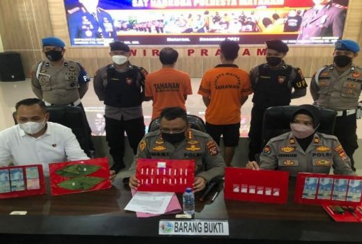 Kaleidoskop 2021 : Polresta Mataram Sita Ribuan Gram Narkoba - GenPI.co NTB