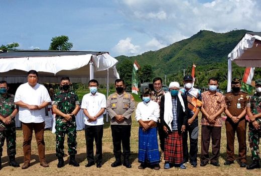 Pos Koramil Kodim 1620 di Selong Belanak Mulai Dibangun - GenPI.co NTB