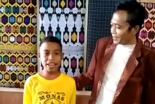 Bocah Komentator MotoGP Jumpa Bupati Pathul - GenPI.co NTB