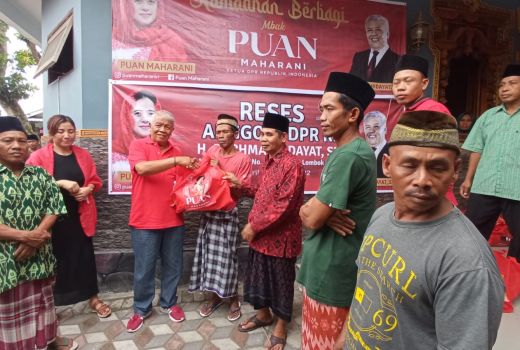 Reses di Tiga Desa, Rachmat Hidayat Bagikan 2.000 Sembako - GenPI.co NTB