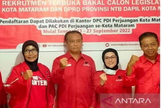 PDI P Mataram Mulai Buka Pendaftaran Legislatif 2024 - GenPI.co NTB