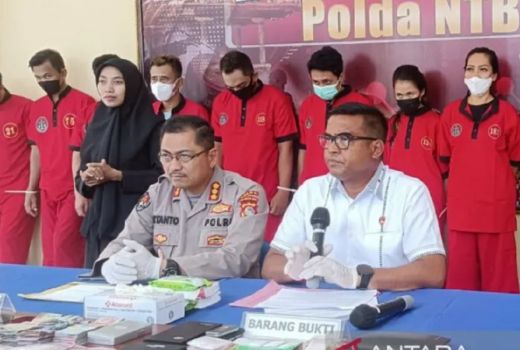 Polda NTB Ungkap 6 Kasus Narkoba, 13 Orang Tersangka - GenPI.co NTB