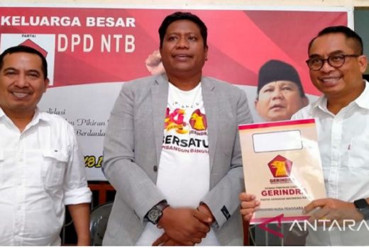 Mori Hanafi Tak Daftar Caleg, Ini Respons Gerindra NTB - GenPI.co NTB