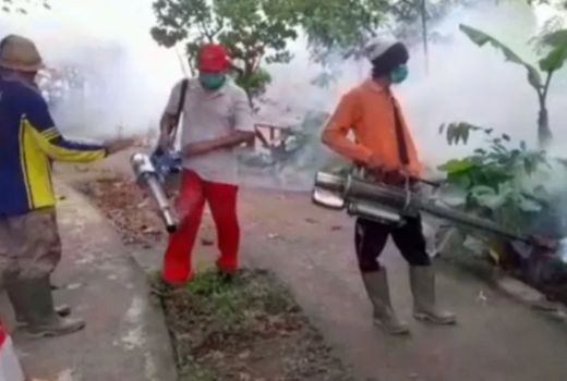 Cegah DBD, Dikes Fogging 2 Desa di Lombok Tengah - GenPI.co NTB