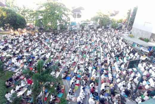 Jemaah Idul Adha di Universitas Muhammadiyah Mataram Membeludak - GenPI.co NTB