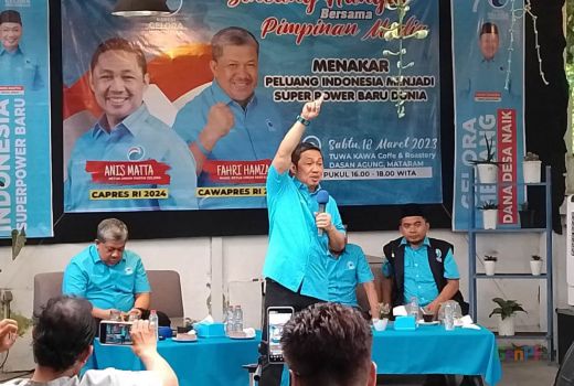 Anis Matta Partai Gelora: Uang Bukan Faktor Utama Kemenangan - GenPI.co NTB