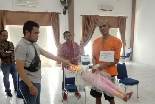 13 Adegan Diperagakan Pelaku Mutilasi di Inhil - GenPI.co RIAU