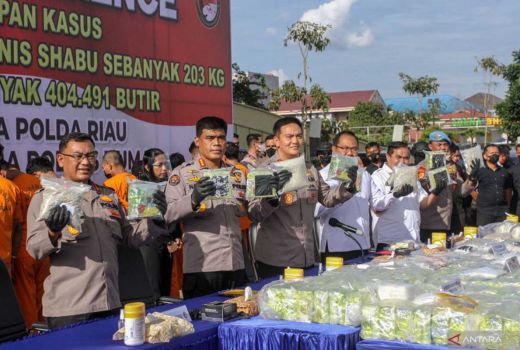 Operasi Antik Lancang Kuning, Polda Riau Tangkap 393 Tersangka - GenPI.co RIAU
