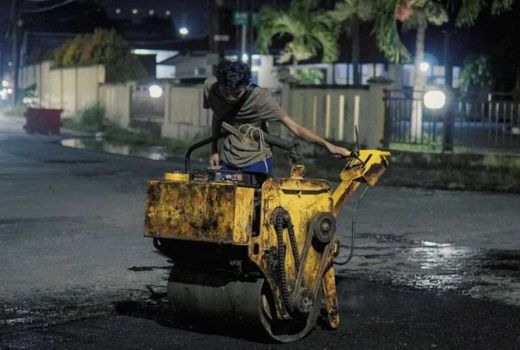 Dikebut! Pekanbaru Telah Perbaiki 10 Jalan Rusak pada Januari Ini - GenPI.co RIAU