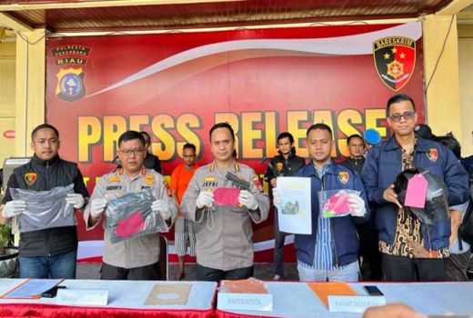 Pelaku Perampokan Agen Bank di Pekanbaru Dibekuk - GenPI.co RIAU