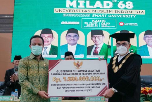UMI Ulang Tahun ke 68, Gubernur Sulsel Beri Kado Rp1 Miliar - GenPI.co SULSEL