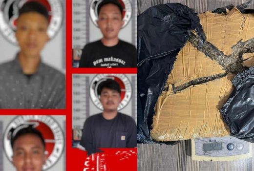 Polisi Gagalkan Pengiriman Paket Ganja dan Sabu di Makassar, Mahasiswa Terlibat - GenPI.co SULSEL
