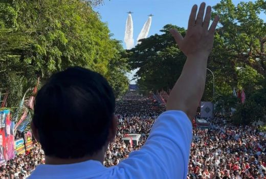 Menhan Prabowo Subianto ke Ribuan Kades: Peran Rakyat Sulsel Sangat Besar - GenPI.co SULSEL