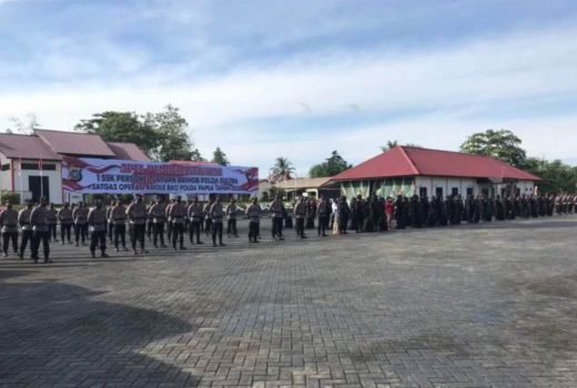 Ratusan Brimob Polda Sultra ke Tanah Papua, Ini Tugas Mereka - GenPI.co SULTRA