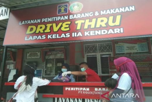 Makanan Napi Kendari ini Dikirim Drive Thru Pakai Kendaraan, Unik - GenPI.co SULTRA